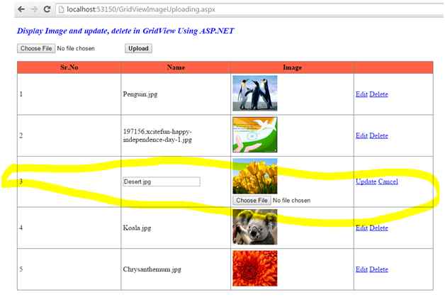 On Edit button click